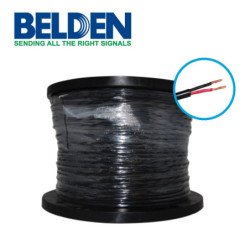 Cable de altavoz Belden 1309A 0101000 2C, 14 AWG CM negro 305 m libre de oxigeno soporta enterramiento directo