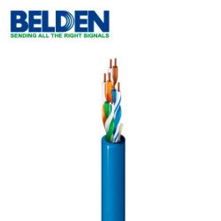 Cable UTP cat5e Belden 1583A 0063000 azul 24AWG 3000ft 914.4 m