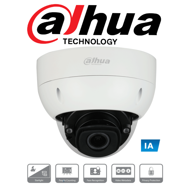 Dahua Technology IPC -HDBW7842H-Z-0832-DC12AC24V-S2 cámara de vigilancia Almohadilla Cámara de seguridad IP Interior y exterior