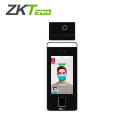 Control de acceso con reconocimiento facial ZKTeco speedface V5L[TI] este control muestra la imagen térmica del usuario velocida