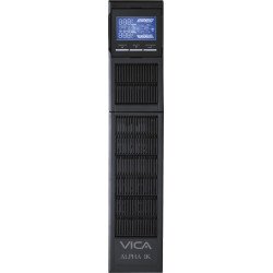 UPS Online con Doble Conversión Torre/Rack Vica Alpha 1K, 1000 VA, 1000 W, 4 h, Negro