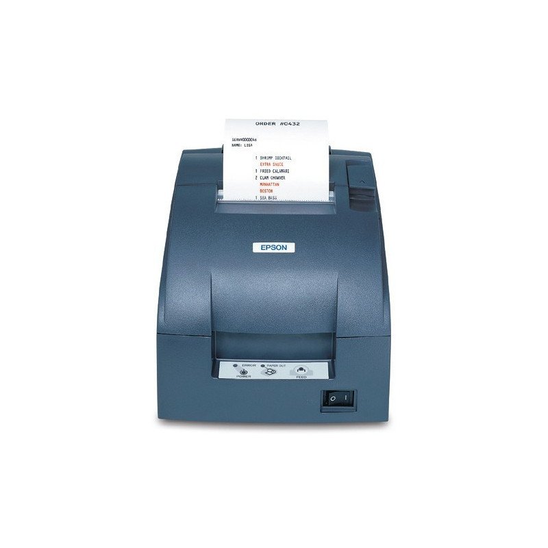 Miniprinter Epson TM-U220B-653, matricial, negra, serial, autocortador