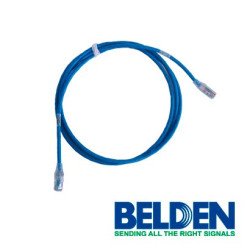 Cable de red UTP cat. 5e Belden C501106007 bonded-PAir cat 5e calibre 24 AWG, longitud 2.1m (7 ft) color azul