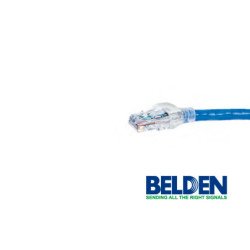 Cable de red UTP cat. 6a Belden 10gx ca21106004 calibre 24, longitud 1.2 mts, color azul