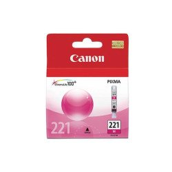 Consumible Canon CLI-221M magenta compatible con equipos P3600, IP4600, IP4700, MP540, MP560, MP620, MP620B, MP640, M