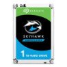 Disco duro interno Seagate SkyHawk Surveillance 3.5 1 TB SATA3 6GB/s 5900rpm 64MB 24x7 para DVR 1-8 bahías/1-64 cam