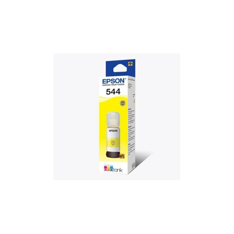 Cartucho Epson modelo T544 amarillo, tinta dye, para L3110, L3150, L5190