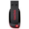 Memoria SanDisk 128GB USB 2.0 cruzer blade z50 negro c, rojo