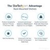 StarTech.com Estante 2U Bandeja Estándar para Armario Rack Universal de Servidores de 19 Pulgadas - de Acero de Servicio Pesado