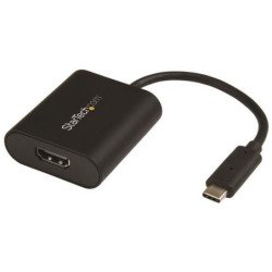 Adaptador de Video Externo USB C StarTech.com CDP2HD4K60SA - Negro, USB C, HDMI