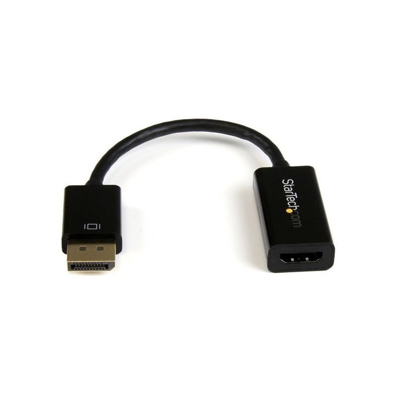 Convertidor DisplayPort a HDMI StarTech.com - DisplayPort 1.2, HDMI 1.4, Macho/hembra, Negro, 0, 15 m