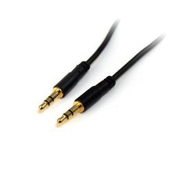 Cable de audio StarTech.com - 4.6 m, 3.5 mm, 3.5 mm, Negro