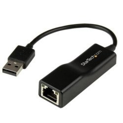 Adaptador Externo StarTech.com USB2100 - Negro, 10/100 Mbps