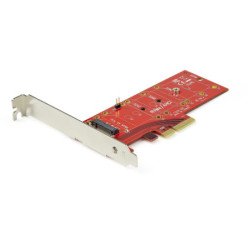 Adaptador StarTech.com PEX4M2E1 - PCI Express, Macho, Rojo