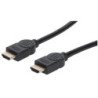 Cable HDMI de Ultra Alta Velocidad Manhattan 354080 - 2 m, HDMI A, HDMI A, MACHO, Negro