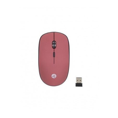 Mouse inalámbrico TechZone TZMOUINA03 - rojo, inalámbrico, 1200 dpi