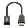 Manhattan 153713 cambiador de género para cable DisplayPort HDMI Negro
