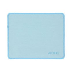 Mouse pad Acteck vibe flow mt430, antiderrapante, ergonómico, azul claro, 21x26cm, ac-934442