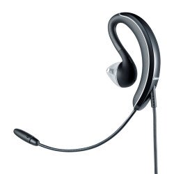 Jabra UC Voice 250 Auricular ligero y portátil, con brazo articulado flexible, certificado Microsoft Skype Empresarial, conexión