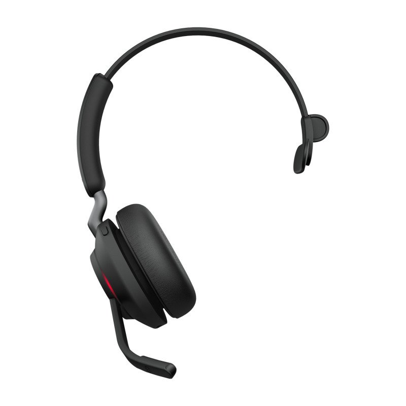 Jabra Evolve2 65 ms mono - auricular - en oreja - convertible - bluetooth - inalámbrico - USB-a - aislamiento de ruido - negro -