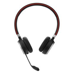 Jabra Evolve 65 se ms stereo - auricular - en oreja - bluetooth - inalámbrico - USB - con base de carga - certificado para equip