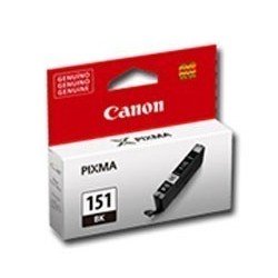 Cartucho Canon CLI-151 negro para IX6810, IP7210, IP8710, MG5410/MG6310/MG-6410, MG-6610, MG7110, MG7510, MX721, MX921