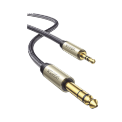 Cable Audio Estéreo 3.5mm (1, 8") TRS a 6.35mm (1, 4") TS, 1 Metro, Au