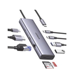 HUB USB-C (Docking Revodok) 9 en 1, 2 USB-A 3.0 (5Gbps), 2 USB-C (5Gbp