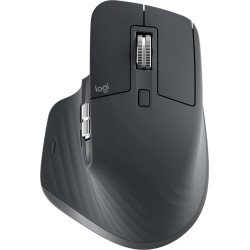 Mouse Logitech MX Master 3 for Business, mano derecha, Laser, RF Wireless + Bluetooth, 4000 DPI, Grafito