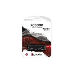 Unidad de estado sólido SSD Kingston KC3000 1024GB m.2 NVME PCIe 4.0 lect. 7000, escr. 6000 MB s
