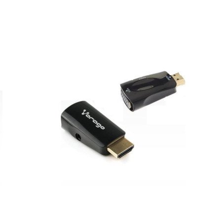 Convertidor HDMI a VGA Vorago ADP-208 - 3, 05 m, HDMI, VGA  3. 5mm, macho hembra, Negro