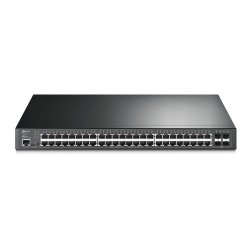 Switch Gigabit Gestionable L2 TP-Link TL-SG3452P, Negro, 48