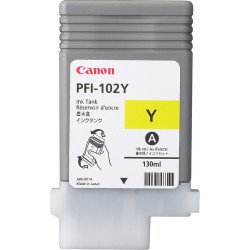 Tanque de tinta Canon para Imageprograf PFI-102Y yellow 130ml (solo IPf605 510 650 655 710 750 720 