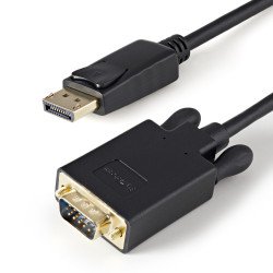 Cable adaptador convertidor DP a VGA StarTech.com - 0.91 m, DisplayPort, VGA (D-Sub), Macho Macho, Negro