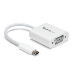 Adaptador USB-C a VGA StarTech.com - Color blanco
