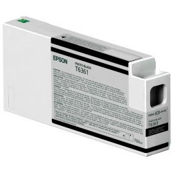 Cartucho Epson T636 UltraChrome HDR negro foto, para Stylus Pro 7900 9900 9700 7700 7890 WT7900 9890. 700 ml.