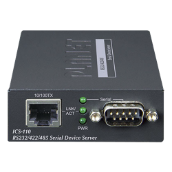 Convertidor de medios de rs-232, rs-422, rs-485 a fast ethernet, administración web, SNMP y telnet