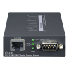 Convertidor de medios de rs-232, rs-422, rs-485 a fast ethernet, administración web, SNMP y telnet