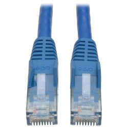 copia de Cable Ethernet (UTP) Moldeado Snagless Cat6 Gigabit (RJ45 M M), PoE, Negro, 9.14 m [30 pies], 9.14 m, Cat6, RJ-45, RJ-4