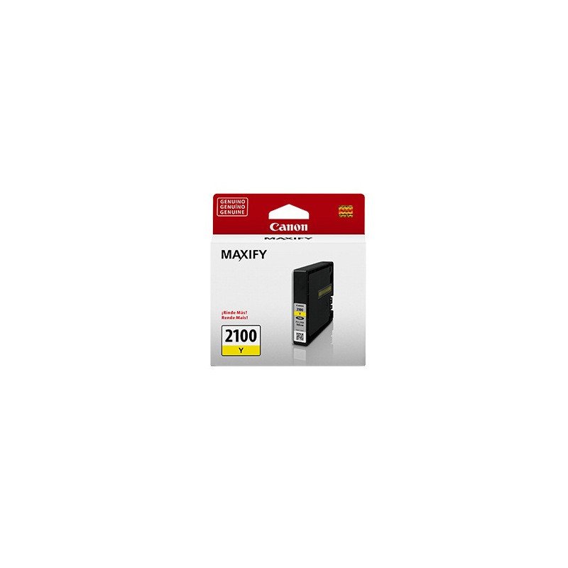 Cartucho de tinta Canon PGI-2100y amarillo para iB4010 MB5310 rendimiento 1000 páginas