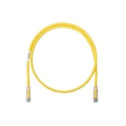 Cable de parcheo UTP Categoría 6, con plug modular en cada extremo - 1.5 m. - Amarillo