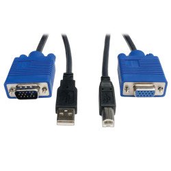 Kit cables Tripp-Lite USB de 10 pies 3 m