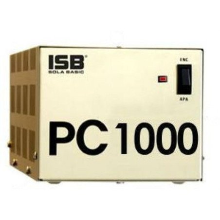 Regulador de voltaje sola Basic PC1000 4 contactos monofásico 60hz 120v ferroresonante