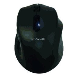 Mouse techzone TZMOUG205-ina inalámbrico 6 botones nano USB negro
