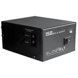 Regulador Sola Basic ISB Slim volt, 1300va, 700w, 4 contactos, gabinete metálico