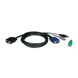 Tripp Lite P780-015 Juego de Cables Combinados USB/PS2 para KVMs NetController serie B040 y B042