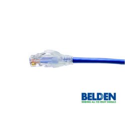 Cable de red UTP cat. 5e Belden C501106010 calibre 24 AWG, longitud 3 m (10 ft) color azul