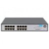 Switch HP Aruba 16 puertos gigabit 1420 16g rack 19 pulgadas no administrable QoS capa 2