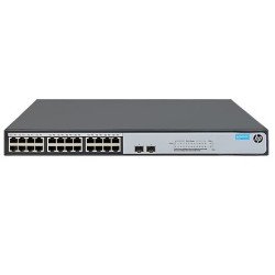 Switch HP Aruba 24 puertos gigabit 1420 24g 2 SFP 1, 10g rack 19 pulgadas no administrable QoS capa 2