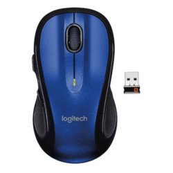 Mouse Logitech M510 azul ergonómico láser inalámbrico USB unifying PC/Mac/Linux